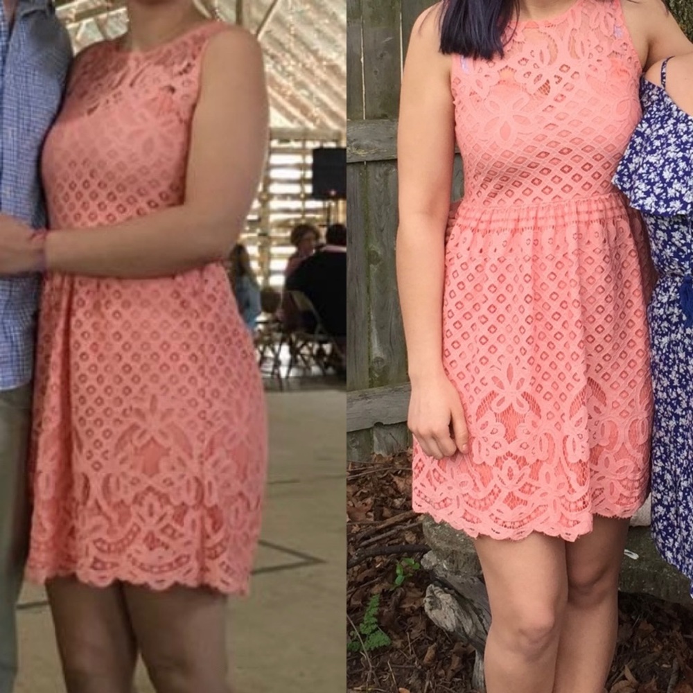 Bright pink dress Francesca’s